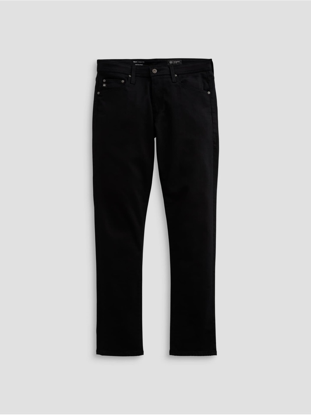 Men's AG Adriano Goldschmied Tellis Straight Black Jeans Modern Slim